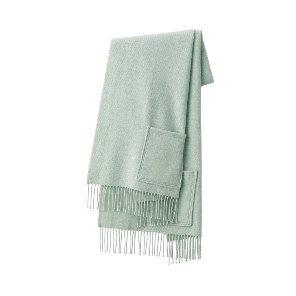 Wool Stole with Pockets | Fall & Winter Accessories | MUJI Canada