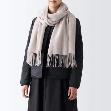 Wool 2-way Large Stole MUJI