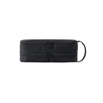 Nylon Pen Case with Window - Black MUJI