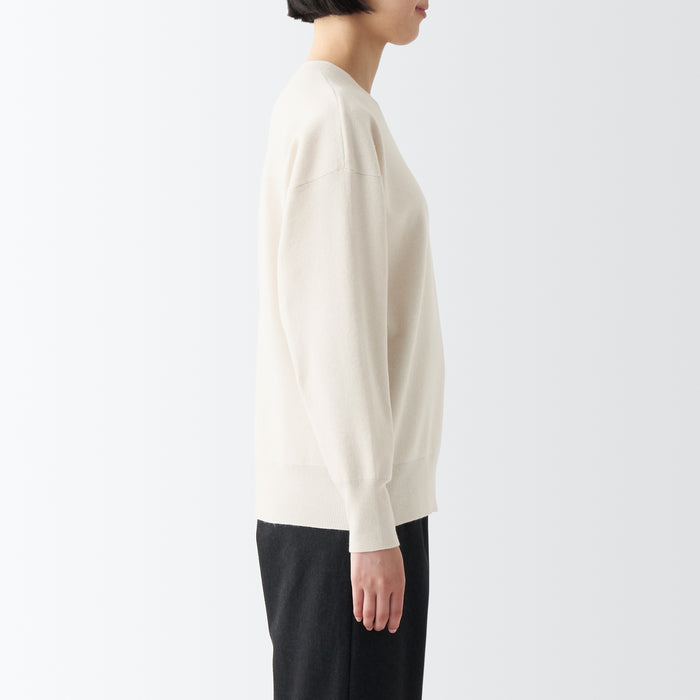 19AW YOKE5G MILANO RIB V-NECK KNIT-