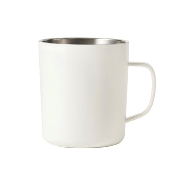 Stainless Steel Mug Cup - White (490 ml) MUJI