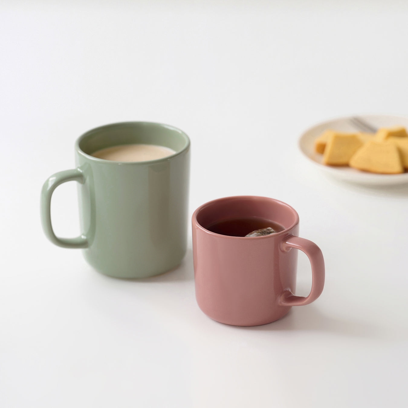Stoneware Mug Cup 500 ml - Smoky Pink MUJI