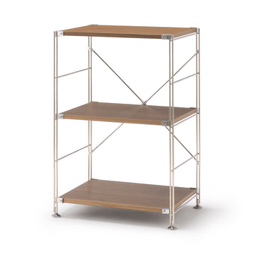 SUS Walnut Shelving Unit - Small MUJI