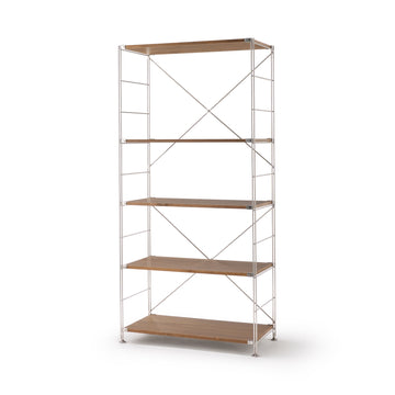 SUS Walnut Wide Shelving Unit - Large MUJI