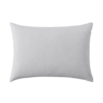 Washed Cotton Pillowcase Grey MUJI