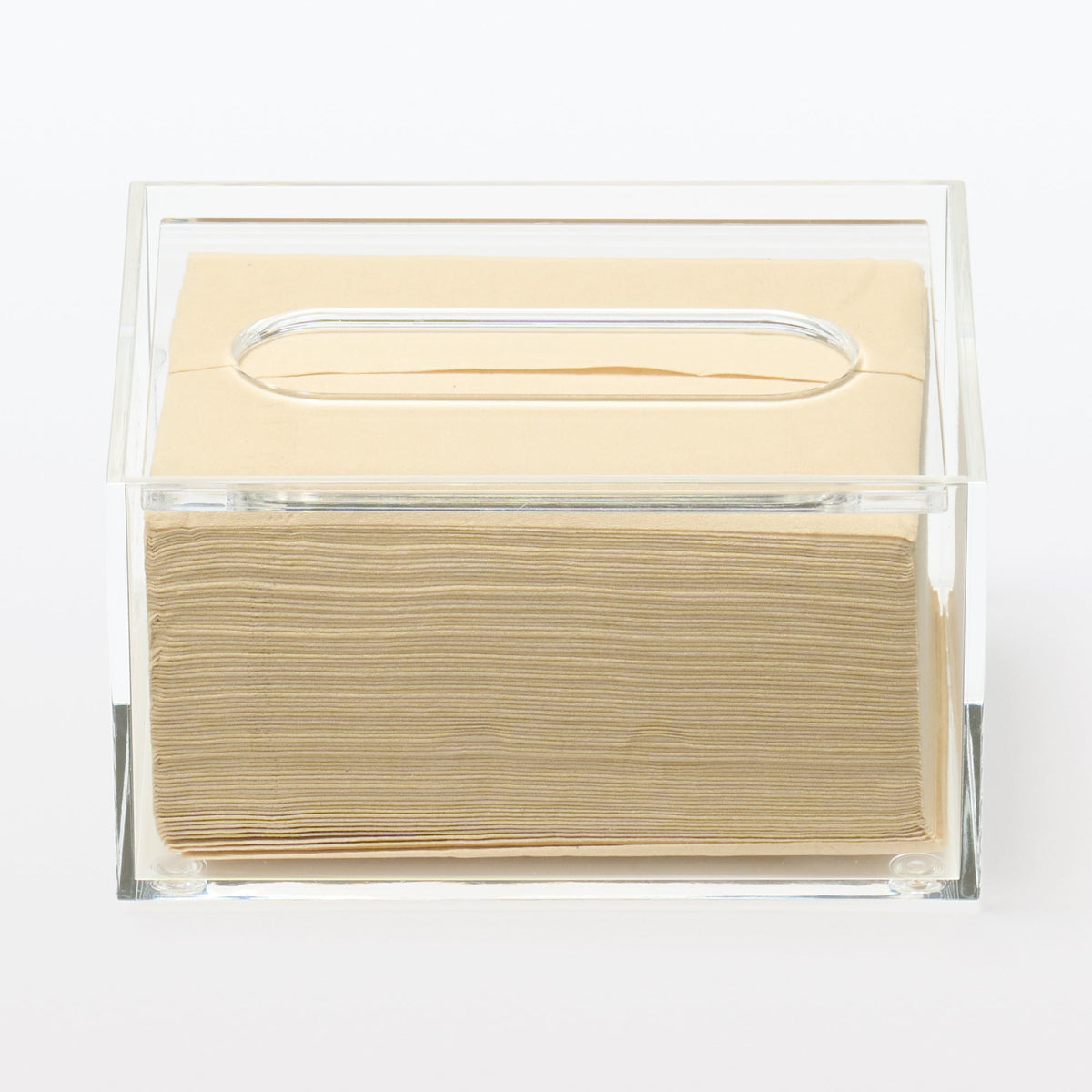 Acrylic Tissue Holder for Tabletop | Home & Kitchen | MUJI Canada