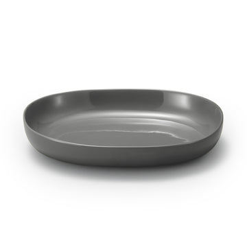 Everyday Tableware Oval Bowl - Grey MUJI