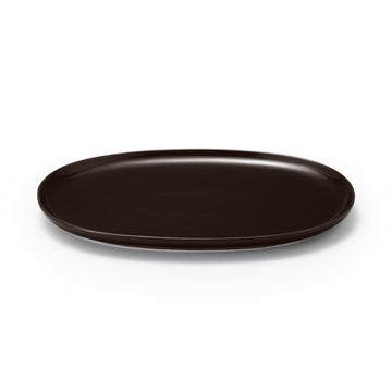 Everyday Tableware Oval Plate Large - Dark Brown MUJI