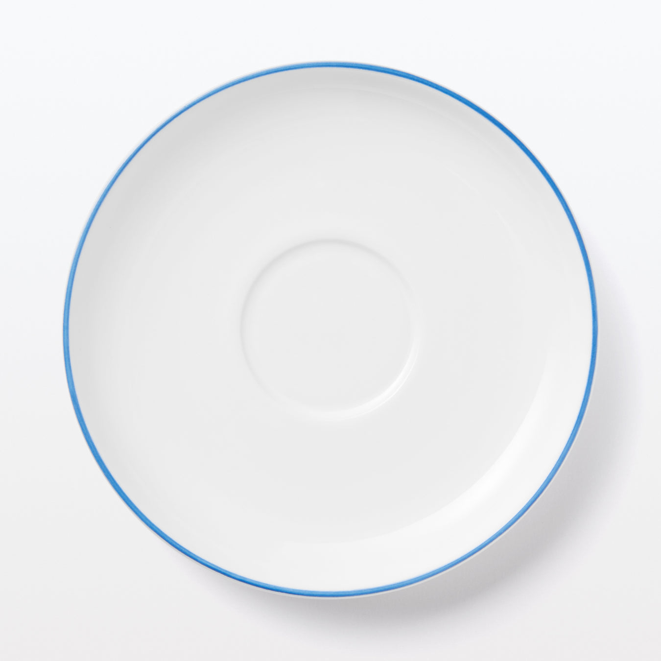 Everyday Tableware Tea Saucer - Blue Stripe MUJI