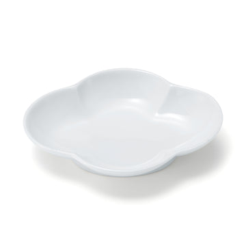 Hasami Ware Lucky Small Plate - Flowering Quince - White MUJI