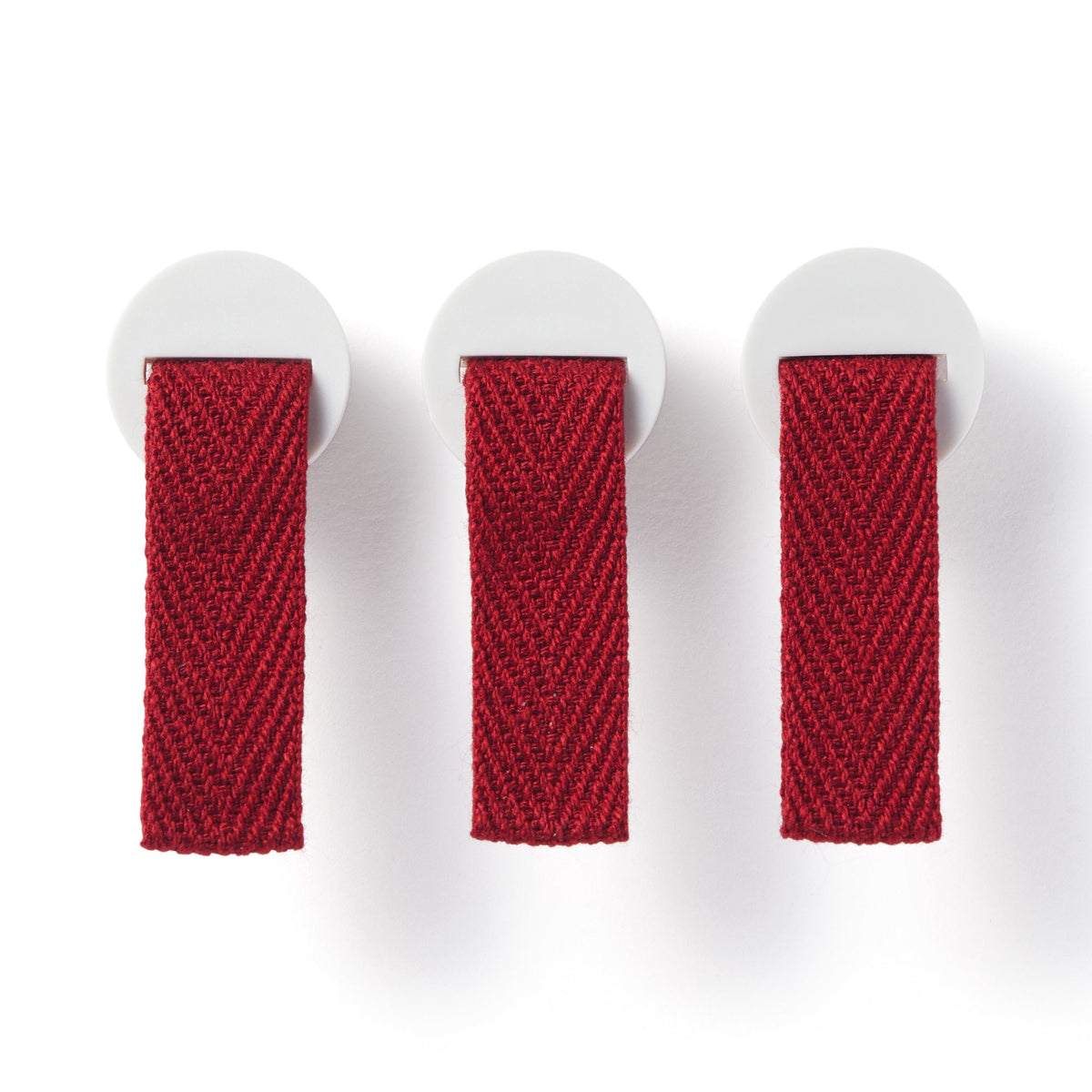 Polypropylene File Box Handle - Burgundy (3 Pack) | Office