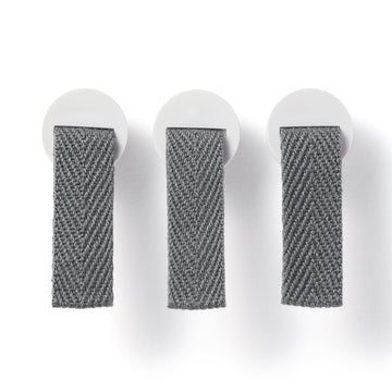 Polypropylene File Box Handle - Grey (3 Pack) MUJI