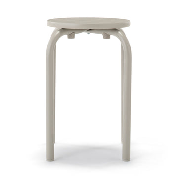 Steel Pipe Stacking Stool - Warm Grey MUJI