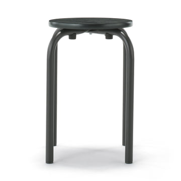 Steel Pipe Stacking Stool - Dark Grey MUJI
