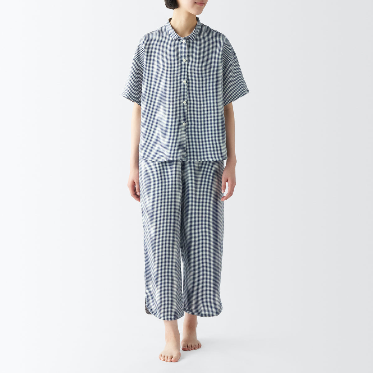 Women's Wearable Piled Towel Short Sleeve Pajamas | MUJI Canada