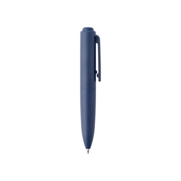 Compact Gel Ink Ballpoint Pen Knock Type 0.5 mm - Blue Black MUJI