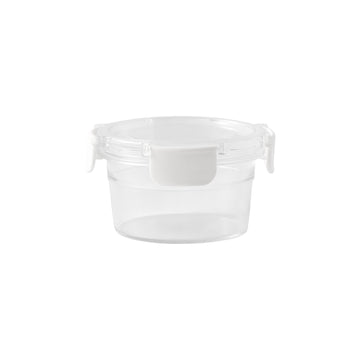 Clear Storage Container - Round (325 ml) MUJI