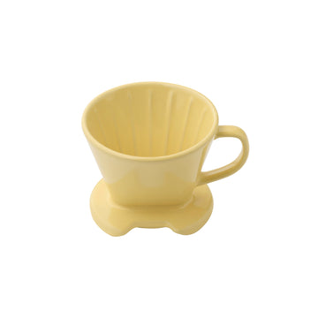 Stoneware Coffee Dripper - Light Yellow MUJI