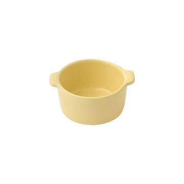 Stoneware Mini Cocotte Bowl (Dia. 11.5 cm) - Light Yellow MUJI