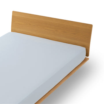 Cool and Soft Fitted Sheet Blue MUJI