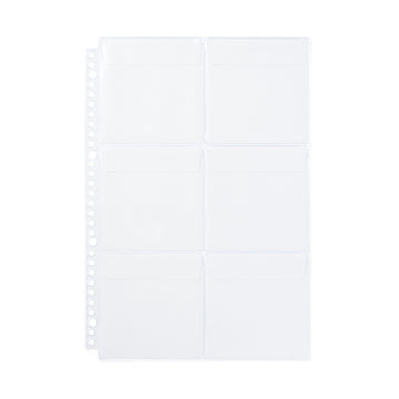 6-Pocket Refill for A4 Wide Organizer MUJI