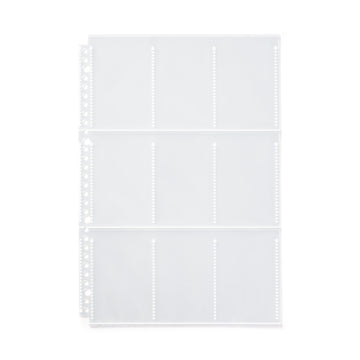 INSTAX Mini 9-Pocket Refill for A4 Wide Organizer MUJI