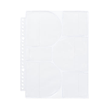 Multi-size 6-Pocket Refill for A5 Wide Organizer MUJI