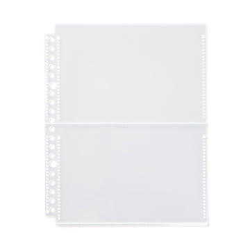 Selectable Pocket Organizer Refill for A5 Wide - Postcard 2 Pocket MUJI