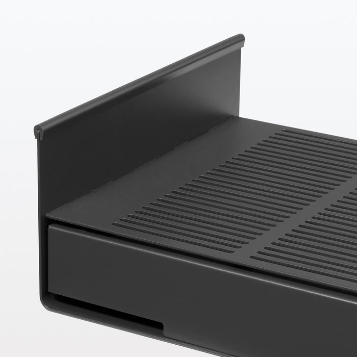 Screen Riser Muji Steel Monitor Stand with 2 Drawers - Wide | Desk Organization | MUJI Canada