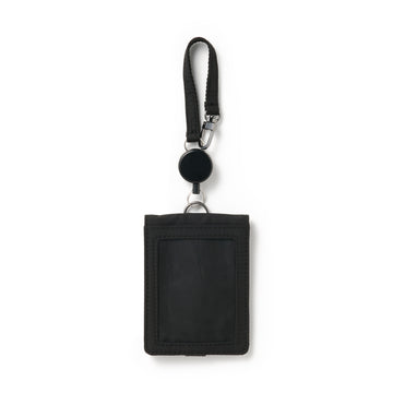 Self Standing Card Holder with Reel - Black MUJI
