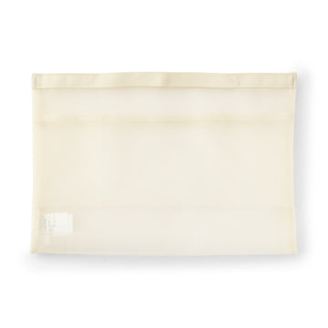 Nylon Mesh Bag Organizer Ivory - A4 MUJI