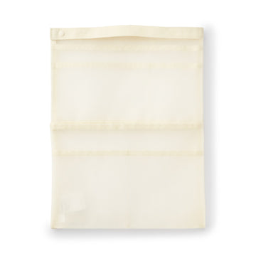 Nylon Mesh Bag Organizer Vertical - A4 Ivory MUJI