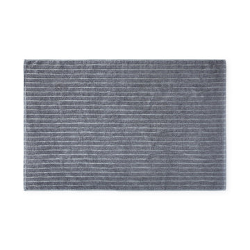 Cotton Linen Bath Mat - W60 x L90 cm - Charcoal Grey MUJI