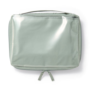 Selectable Pocket Organizer Case - A5 Wide - Moss Green MUJI