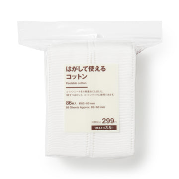 Peelable Cotton (86 Pack) MUJI