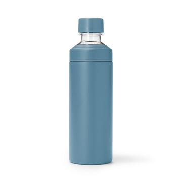 Stainless Steel Carbonated Drink-Safe Cool Tumbler - Blue MUJI