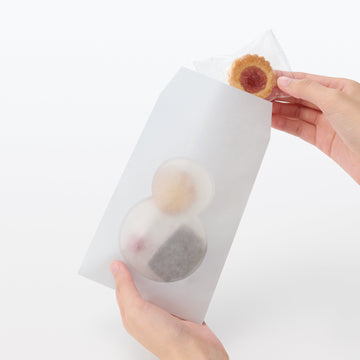 Paper Window Gift Bag - Snowman MUJI