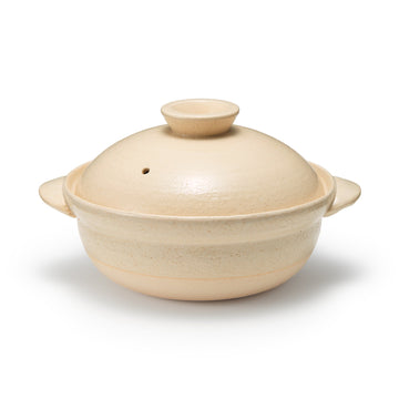 Banko Ware Transparent Glaze Ceramic Medium Pot 1600 ml MUJI