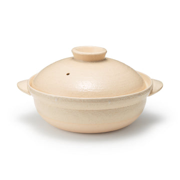 Banko Ware Transparent Glaze Ceramic Large Pot 2400 ml MUJI