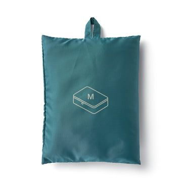 Polyester Gusset Case - Dark Green - Medium MUJI