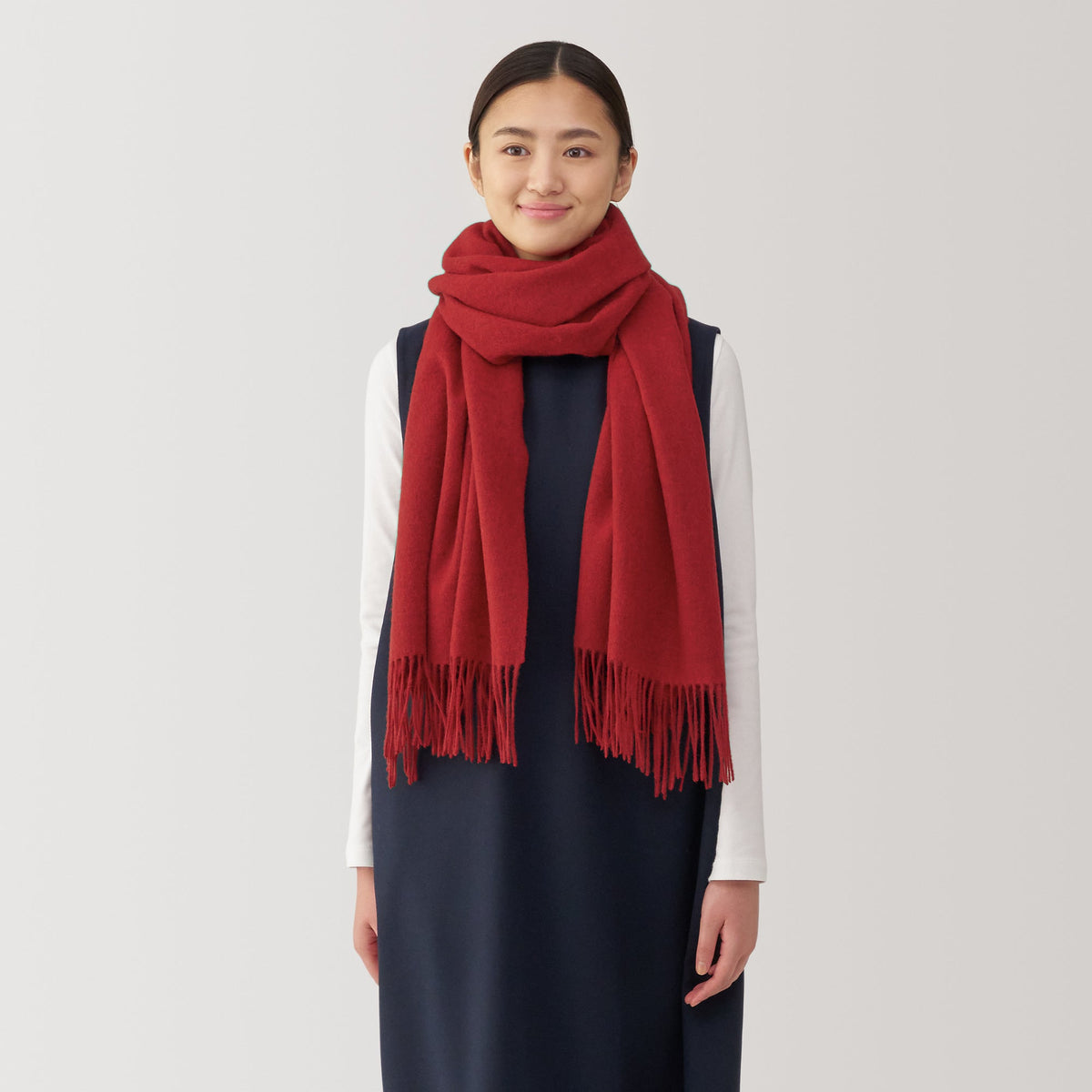 Wool Blanket Stole | Scarves | Winter Accessories | MUJI Canada