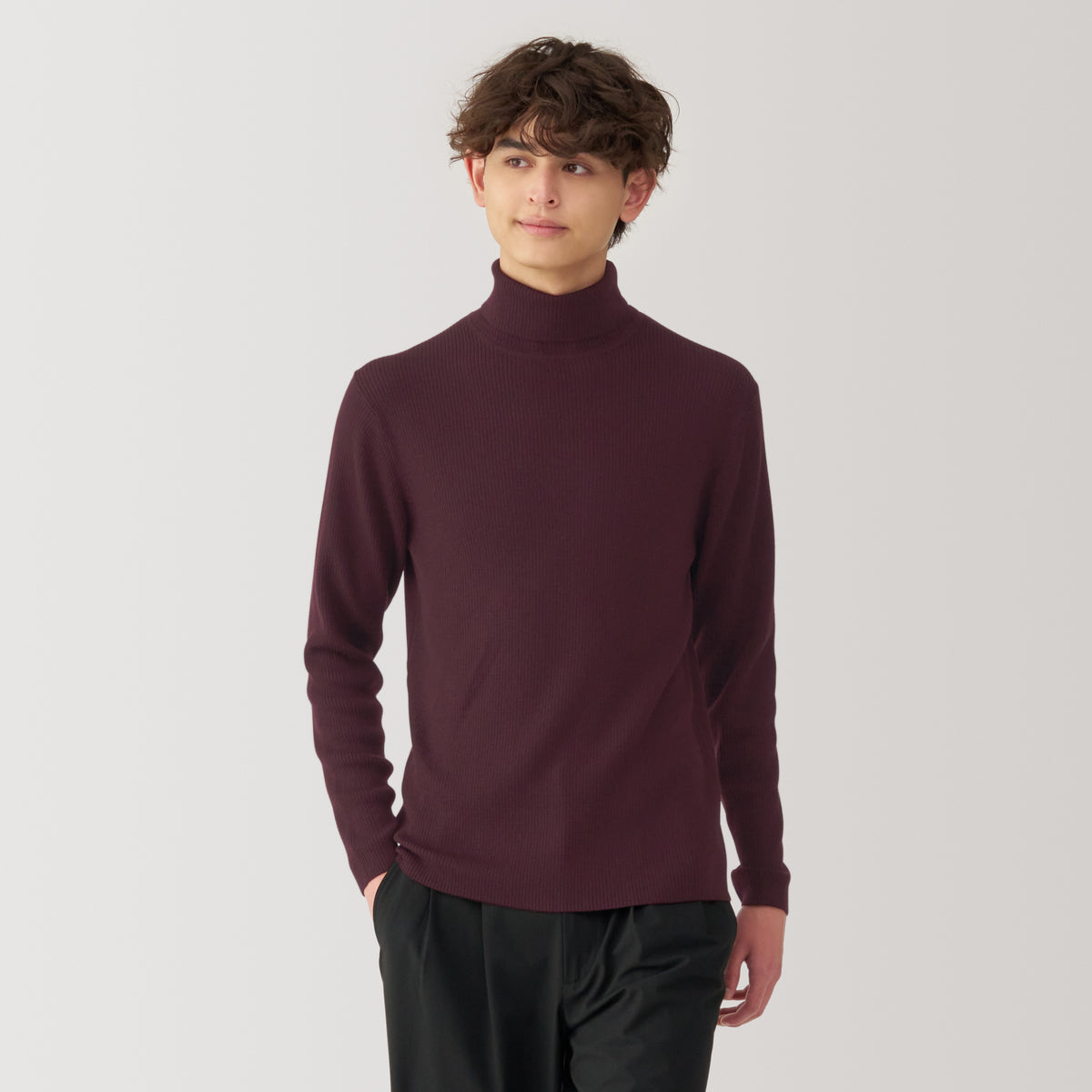 Inc men's ribbed turtleneck sweater best sale