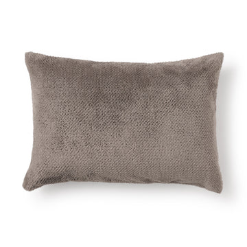 Recycled Polyester Warm Fibre Pillowcase - 43 x 63 cm Dark Beige MUJI