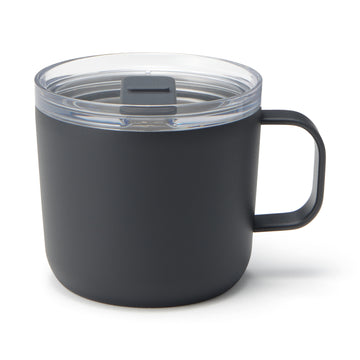 Insulated Travel Mug with Measurements 250 ml - Black MUJI