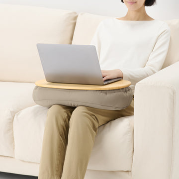 Lap Desk Cushion - Grey Beige MUJI