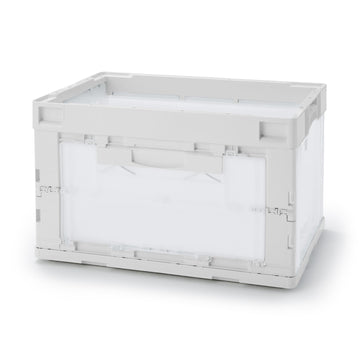 Polypropylene Translucent Folding Crate (50 L) MUJI