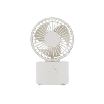 Cordless USB Desk Fan with Oscillation - White MUJI