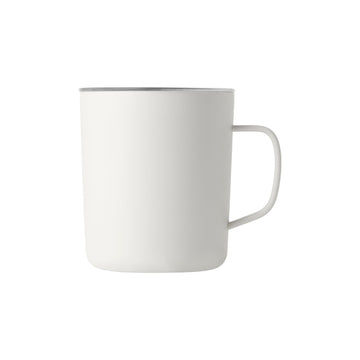 Stainless Steel Mug Cup - White (490 ml) MUJI