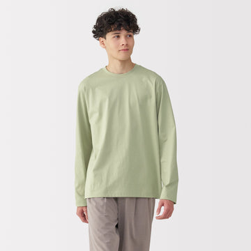Men's Jersey Crew Neck Long Sleeve T-Shirt MUJI