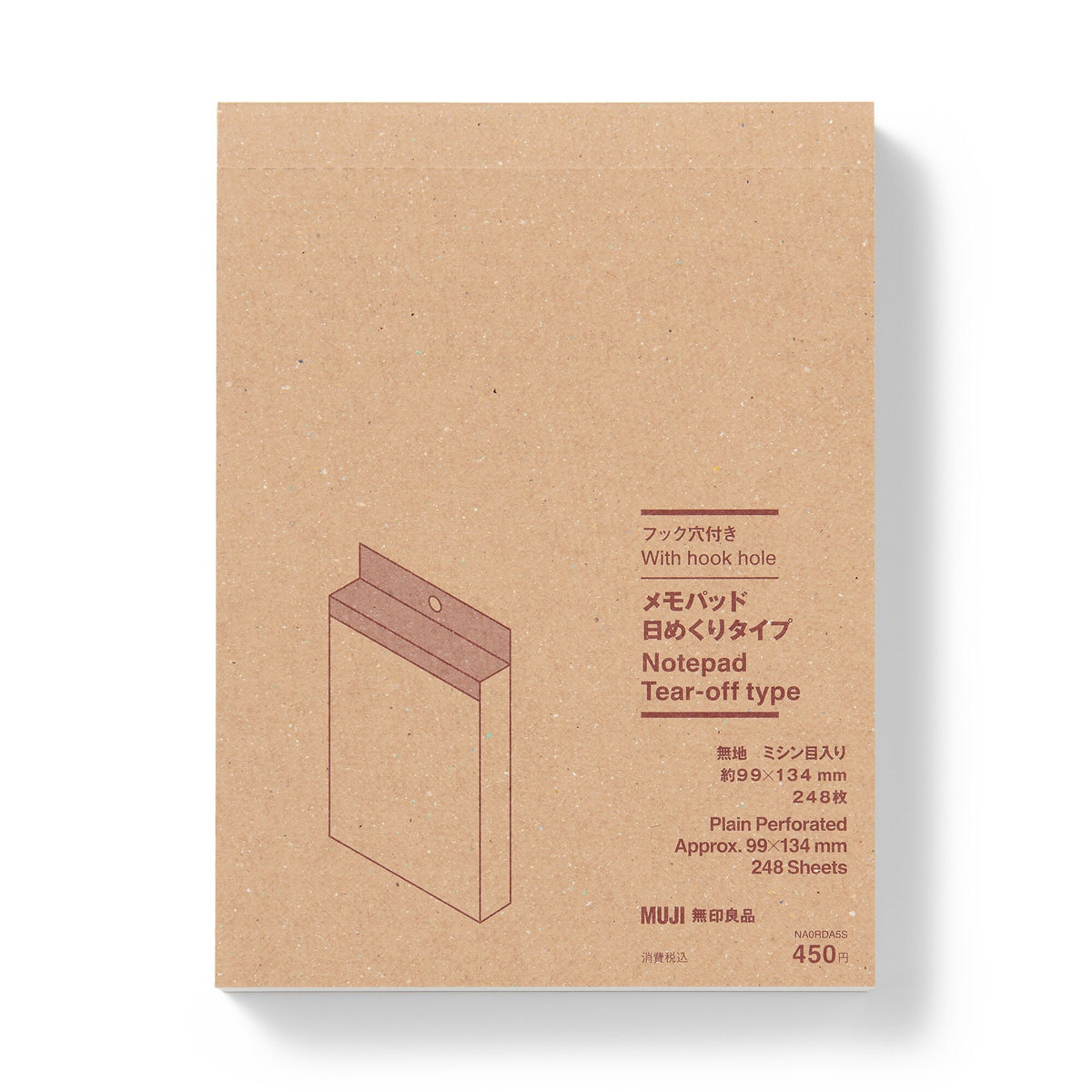 Hanging Tear-Off Notepad | Office Supplies | MUJI Canada